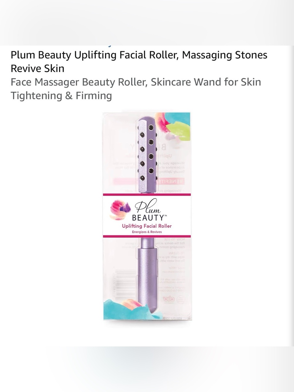 NWT Plum Beauty Uplifting Facial Roller